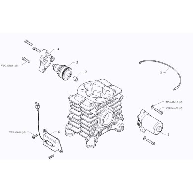 Startergetriebe EKL (Kettenrad ZIP) BMB Easykart 60cc