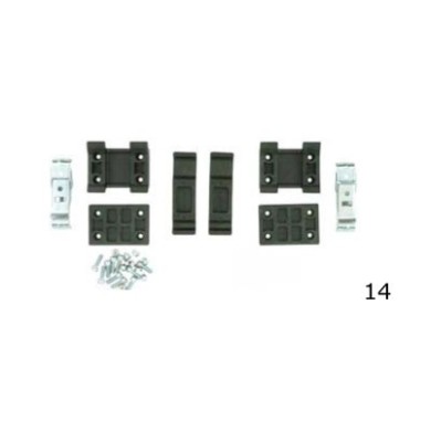 Placca Fix Spoiler Mini Interna CRG, MONDOKART, kart, go kart