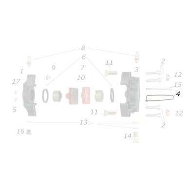 Safety Pin Front CRG V05 / V04, mondokart, kart, kart store