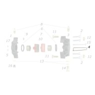 Espina Seguridad Delantero CRG V05 / V04, MONDOKART, kart, go
