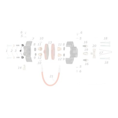 Front pad spring V99 CRG, mondokart, kart, kart store, karting