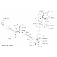 Rotula Columna Dirección M8 BirelArt, MONDOKART, kart, go kart