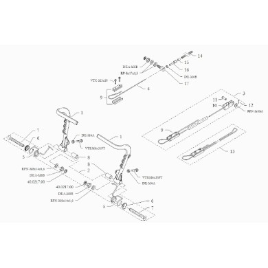 Spring for brake rod Birel, mondokart, kart, kart store