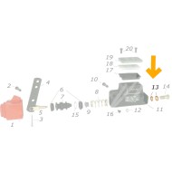 Arandela Cobre 10,5-14x2 freno, MONDOKART, kart, go kart