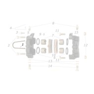 Pin block pad V04 V05 "U" CRG, mondokart, kart, kart store