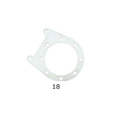 Placa soporte pinza trasero V04 CRG, MONDOKART, kart, go kart