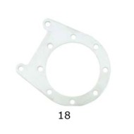 Trägerplatte Sattel hinten V04 CRG, MONDOKART, kart, go kart