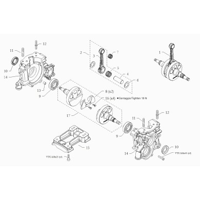 Bielle complète BMB EKA Easykart (à partir de 2015) - HAT