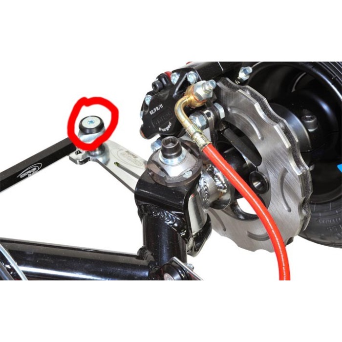 M8 Aluminium Senkscheibe (19 x 8 mm), MONDOKART, kart, go kart