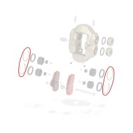 Clip vorderen Sattel Dicke BSS KZ TonyKart OTK, MONDOKART