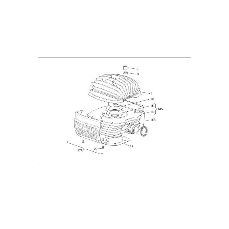 Gasket cylinder base 60cc Iame Swift Mini Baby (from 2015