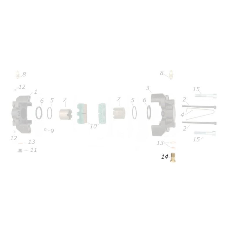 Raccordo occhiello tubo freno M10 CRG, MONDOKART, kart, go
