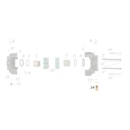 Raccordo occhiello tubo freno M10 CRG, MONDOKART, kart, go