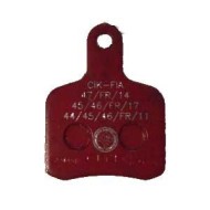 Pastilla Freno BS5 - BS6 - OTK SA2 Rojo TonyKart, MONDOKART