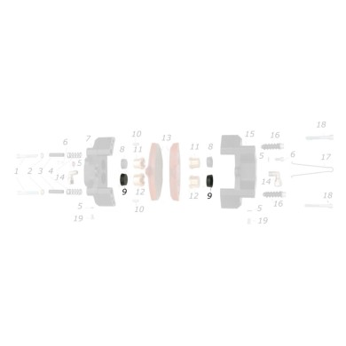 Joint Caoutchouc / pompe V99 D22 CRG, MONDOKART, kart, go kart