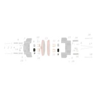Rubber caliper / pump V99 D22 CRG, mondokart, kart, kart store