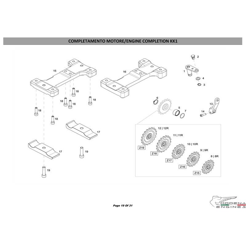 Joint SPI 15x25x5 Modena KK1 MKZ, MONDOKART, kart, go kart