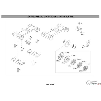 Astuccio a rullini HK1516 Modena KK1, MONDOKART, kart, go kart