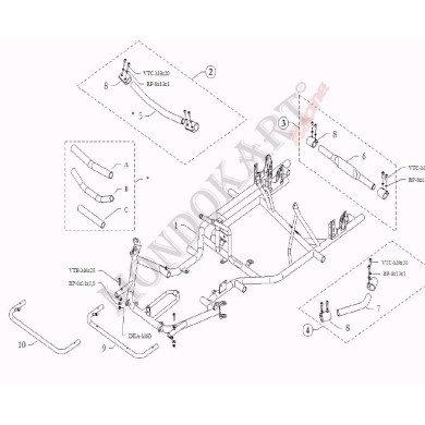 Stabilizzatore anteriore 30 D (C) BirelArt, MONDOKART, kart, go