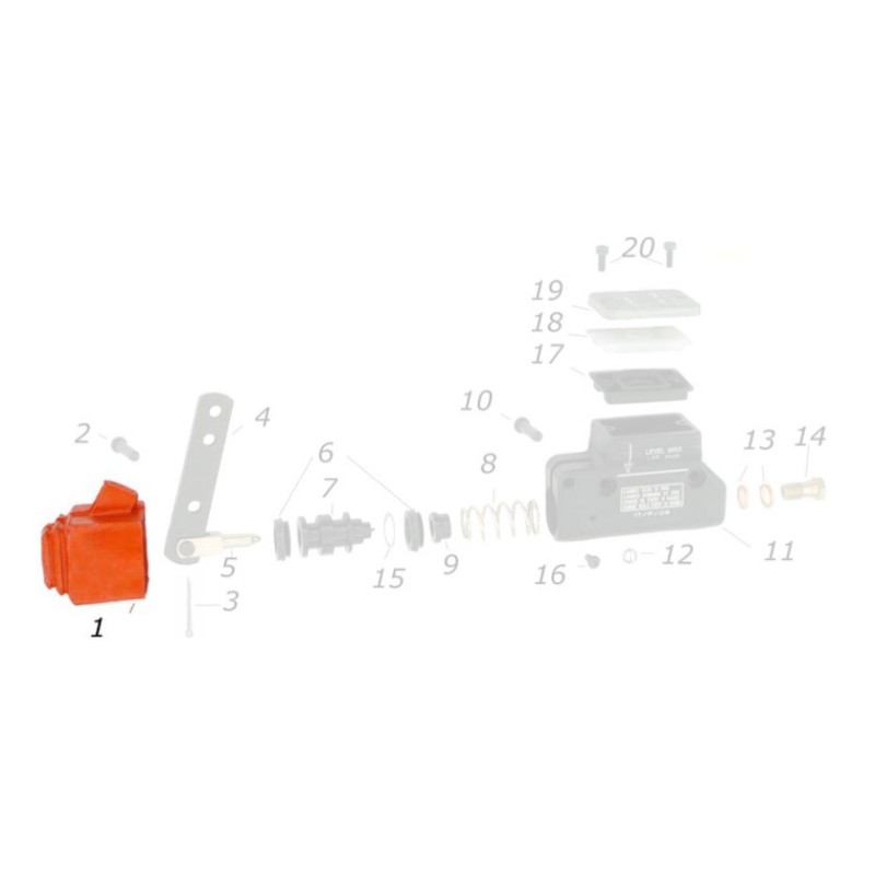 Dustguard pump CRG brakes, mondokart, kart, kart store