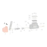 Bremspumpe Pin 16mm CRG, MONDOKART, kart, go kart, karting