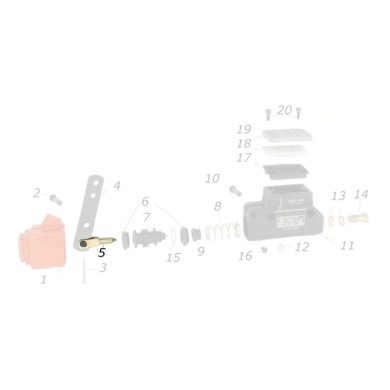 Toecap CRG brake pump, mondokart, kart, kart store, karting