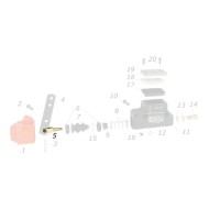 Toecap CRG brake pump, mondokart, kart, kart store, karting