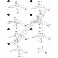 Spacer spindle guide 8x12x27,7 BirelArt, mondokart, kart, kart
