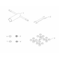 Key bushing spindle Birel Easykart, mondokart, kart, kart