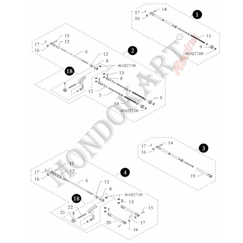 Ripartidor Freno BirelArt, MONDOKART, kart, go kart, karting