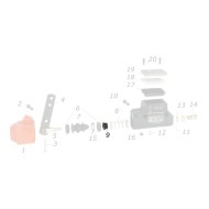 Bouchon ressort Pompe Frein UP / V04 / V05 CRG, MONDOKART