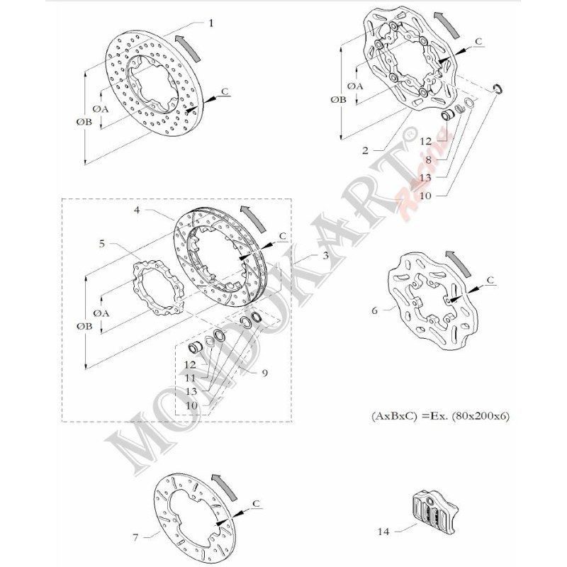 Anello d'arresto 471 BirelArt, MONDOKART, kart, go kart