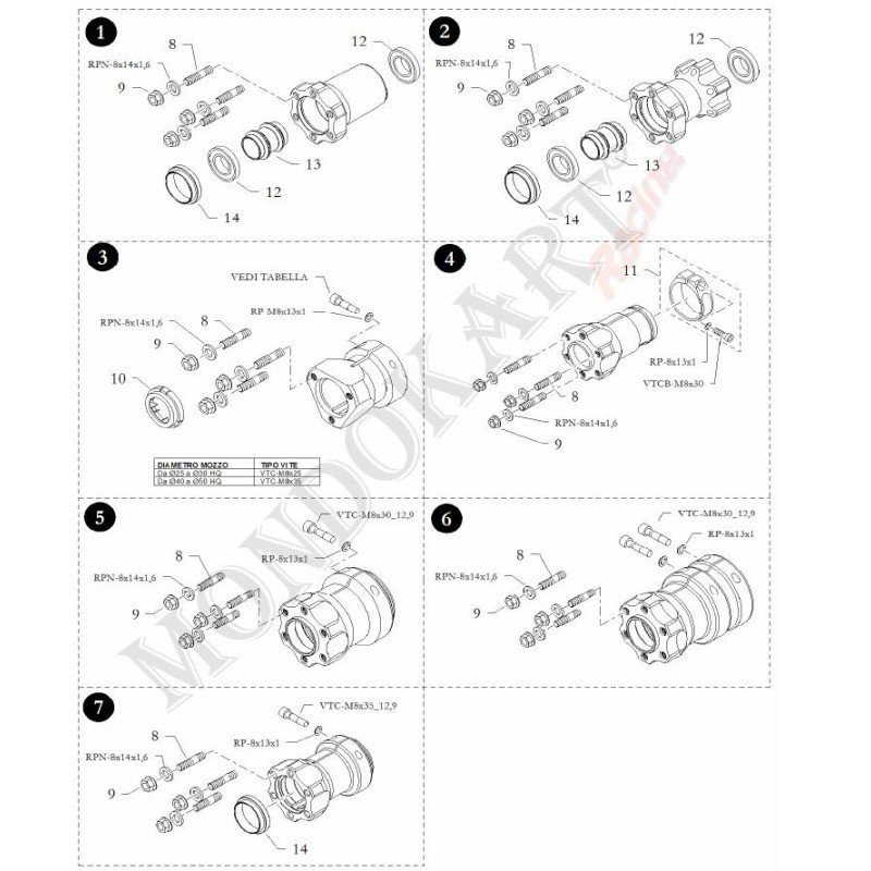 Radstern Vorne S6 85-25 / 42 Magnesium BirelArt, MONDOKART
