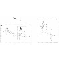 Halter Schalldämpfer Wiege Unterstützung R BirelArt, MONDOKART