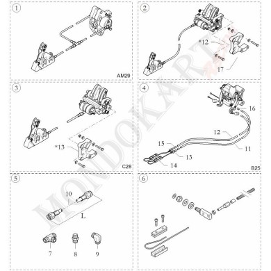 Raccordo freno a elle (1 uscita L), MONDOKART, kart, go kart