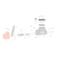 Pumpenabdeckung Hauptbremszylinder V05 / V04 CRG Gusseisen