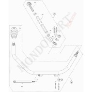 Pomo Leva Cambio MTS BirelArt Negro, MONDOKART, kart, go kart
