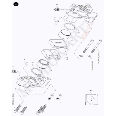Gasket square section 38x47x3,2 BirelArt, mondokart, kart, kart