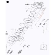 Guarnizione sezione quadra 38x47x3,2 BirelArt, MONDOKART, kart