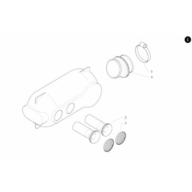 Intake silencer BirelArt Easykart, mondokart, kart, kart store