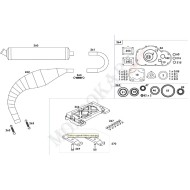 Kit Juntas Maxter MXO, MONDOKART, kart, go kart, karting