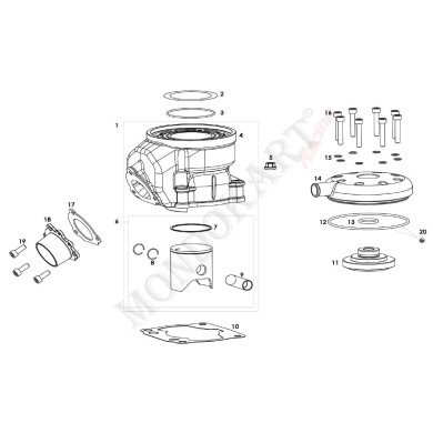 Combustion Chamber Special Maxter MXO RACING MXS MXS2