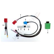 Bouton de démarrage Noir, MONDOKART, kart, go kart, karting