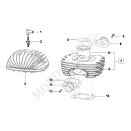 Dichtung Zylinderfuß - Fußdichtung TM 60cc Mini, MONDOKART