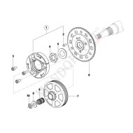 Cloche avec Pinion Z11 TM Mini 60cc, MONDOKART, kart, go kart