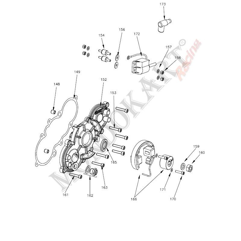 Ralla accensione 10,4 x 18 x 2 Vortex, MONDOKART, kart, go