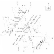 CX front pad guide bushing BirelArt, mondokart, kart, kart