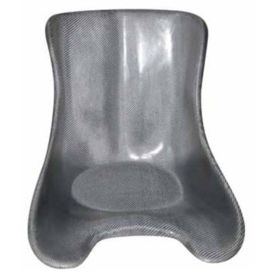 Sitz Intrepid (weich) Racing Silber, MONDOKART, kart, go kart