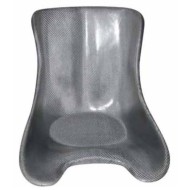 Sitz Intrepid (weich) Racing Silber, MONDOKART, kart, go kart