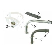 Support Silencieux en caoutchouc, MONDOKART, kart, go kart